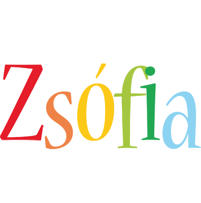 Zsófia birthday logo