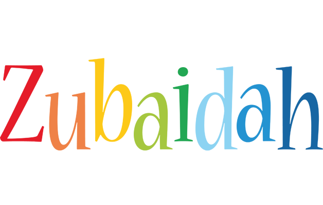 Zubaidah birthday logo