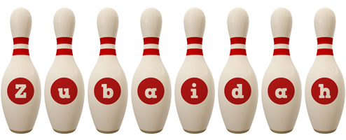 Zubaidah bowling-pin logo