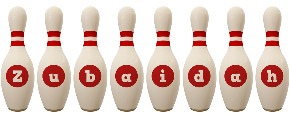 Zubaidah bowling-pin logo