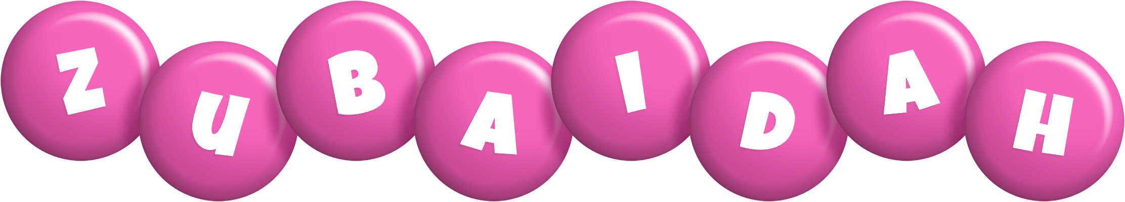 Zubaidah candy-pink logo