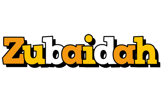 Zubaidah cartoon logo