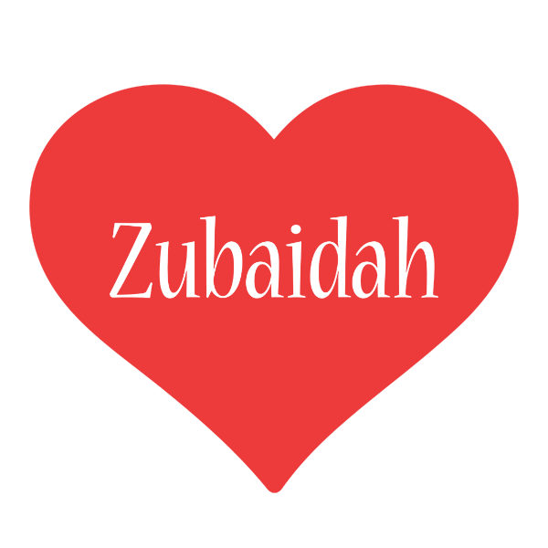 Zubaidah love logo