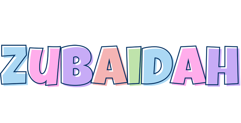 Zubaidah pastel logo