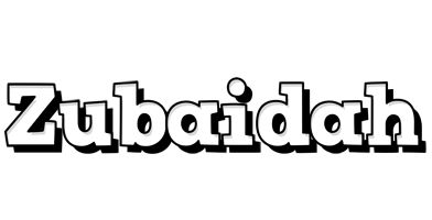 Zubaidah snowing logo