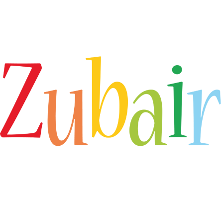 Zubair birthday logo