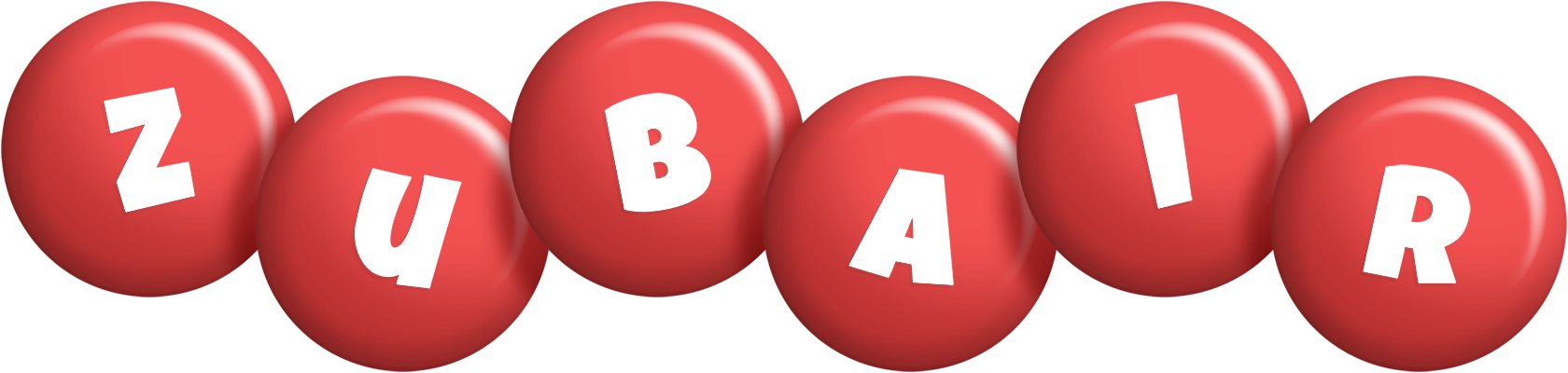 Zubair candy-red logo