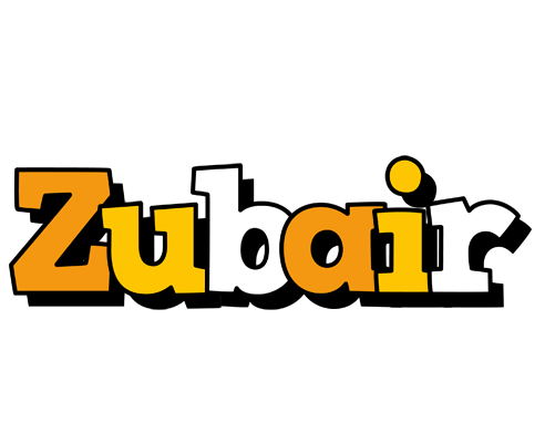 Zubair cartoon logo