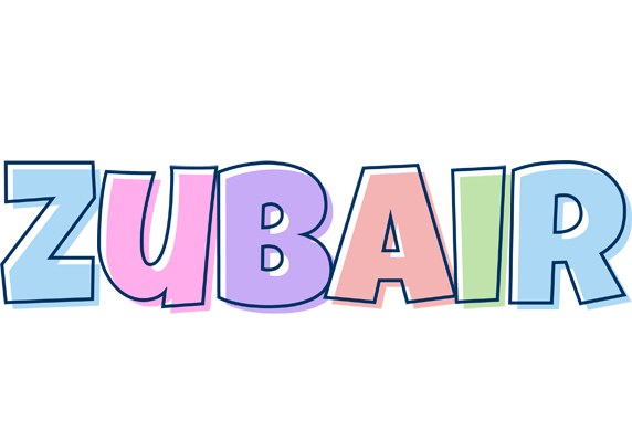 Zubair pastel logo