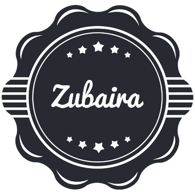 Zubaira badge logo