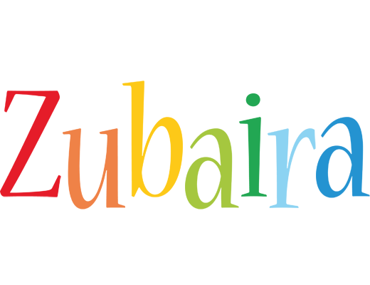 Zubaira birthday logo
