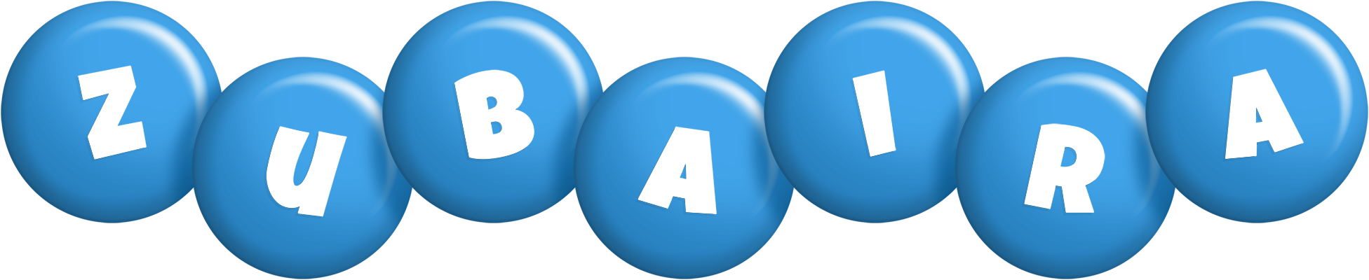 Zubaira candy-blue logo