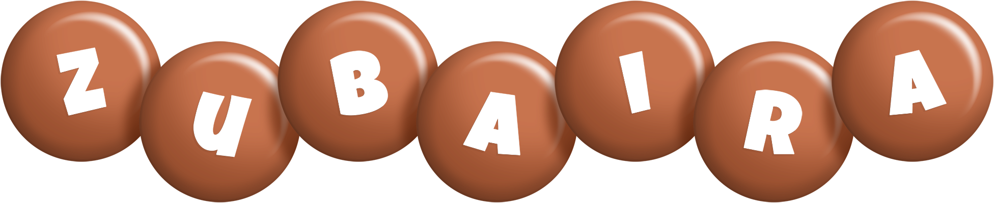 Zubaira candy-brown logo