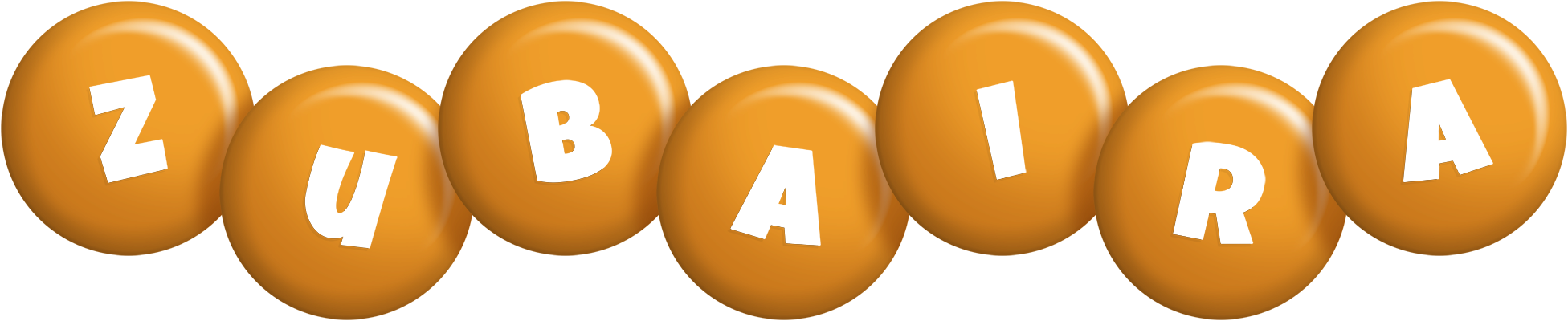 Zubaira candy-orange logo