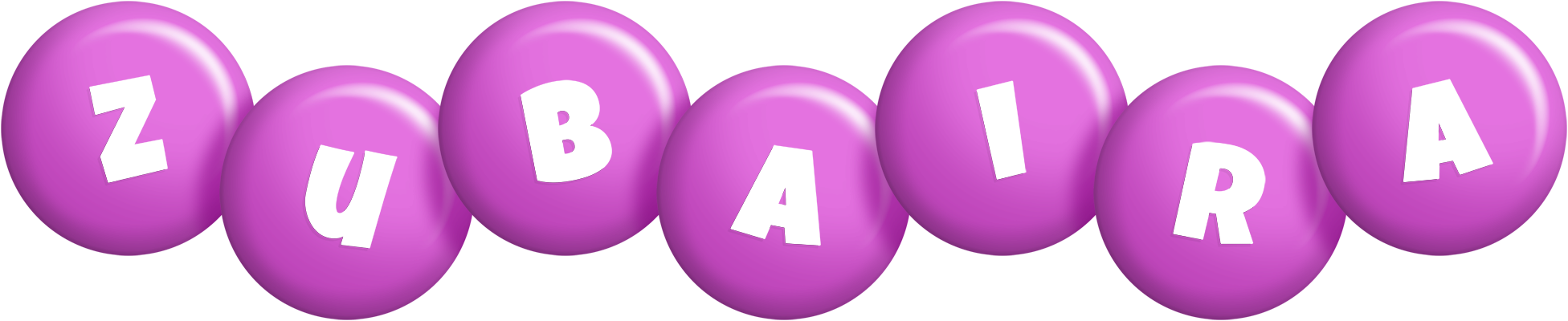 Zubaira candy-purple logo