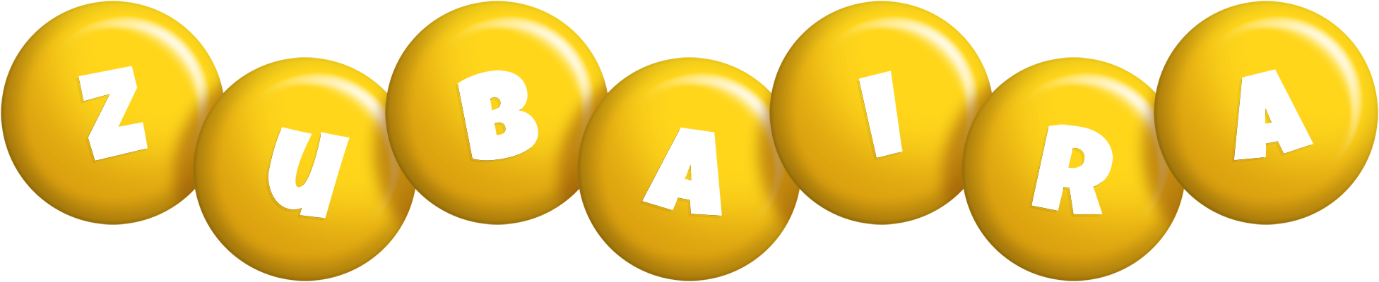 Zubaira candy-yellow logo