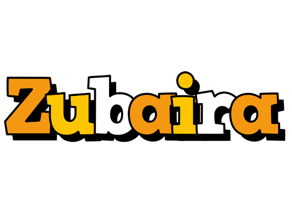 Zubaira cartoon logo