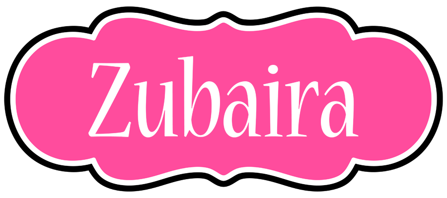 Zubaira invitation logo