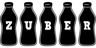 Zuber bottle logo