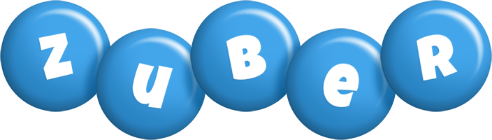 Zuber candy-blue logo