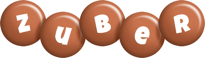 Zuber candy-brown logo