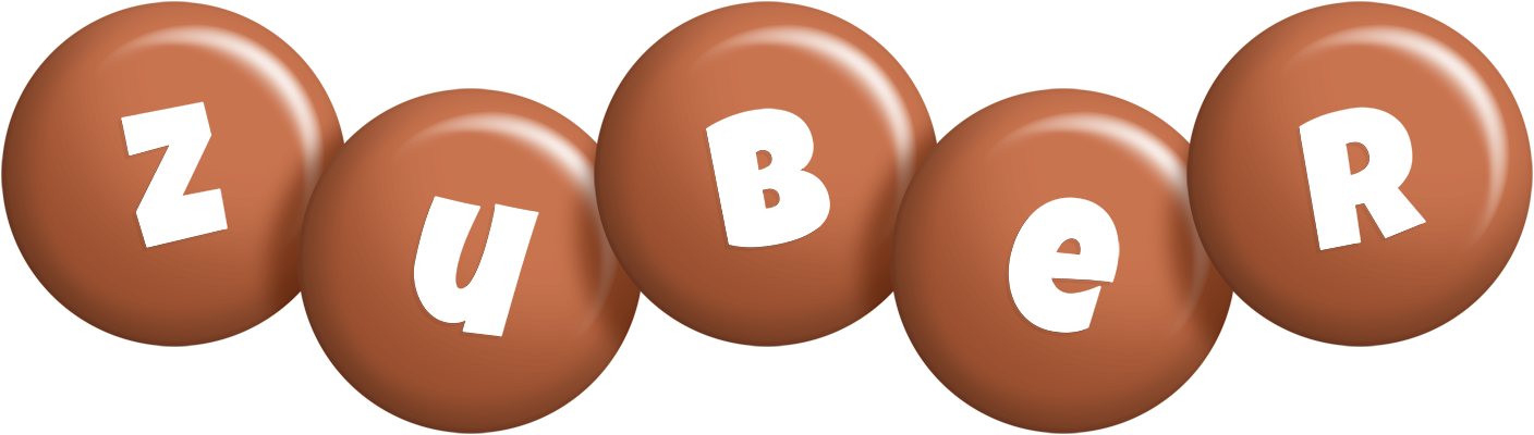Zuber candy-brown logo