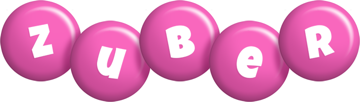 Zuber candy-pink logo
