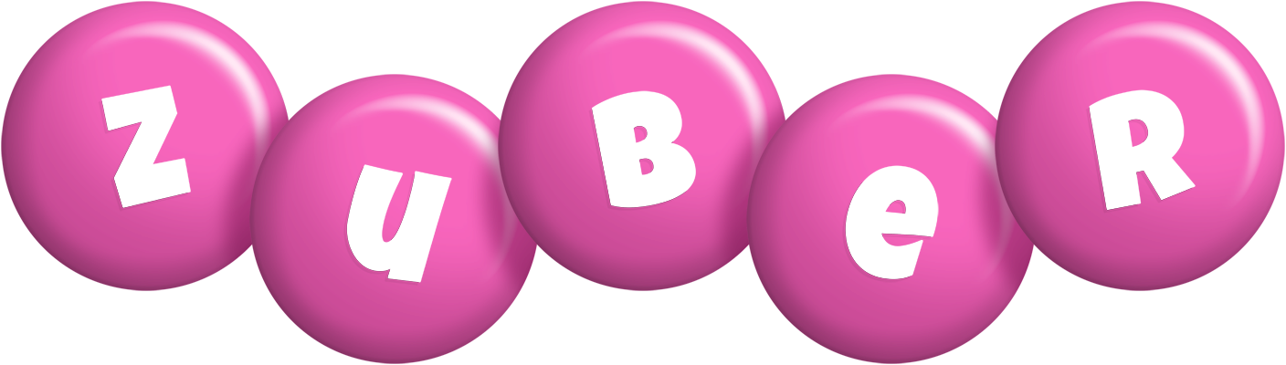 Zuber candy-pink logo