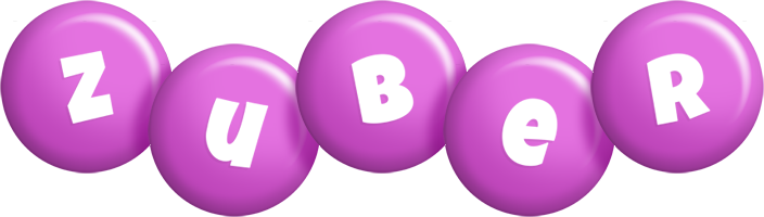 Zuber candy-purple logo