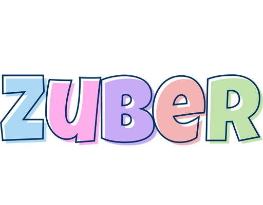 Zuber pastel logo