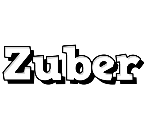 Zuber snowing logo