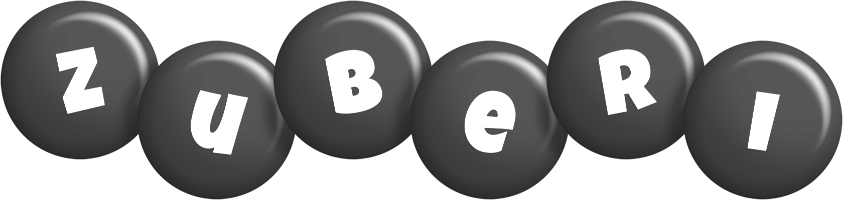 Zuberi candy-black logo