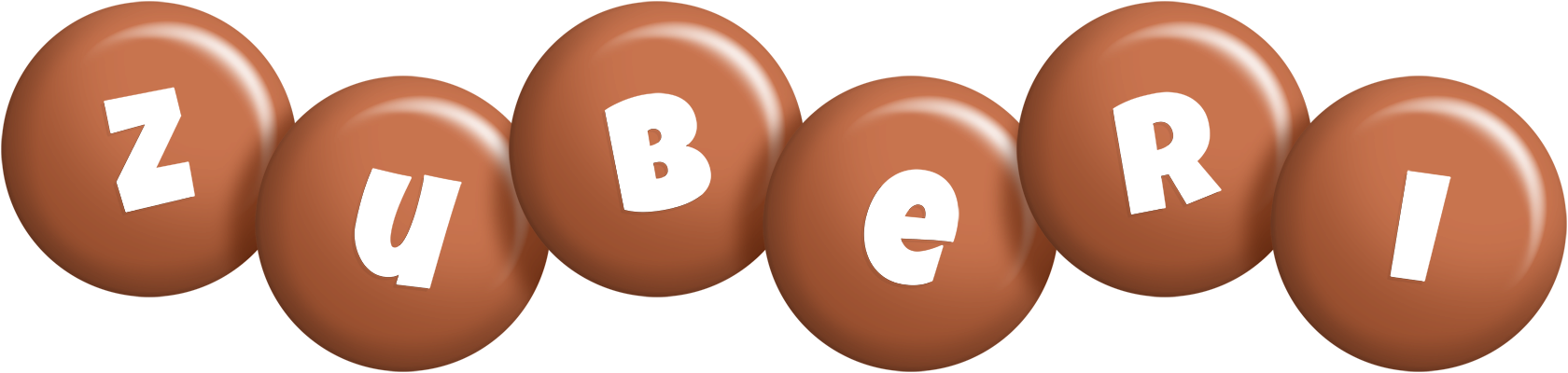 Zuberi candy-brown logo
