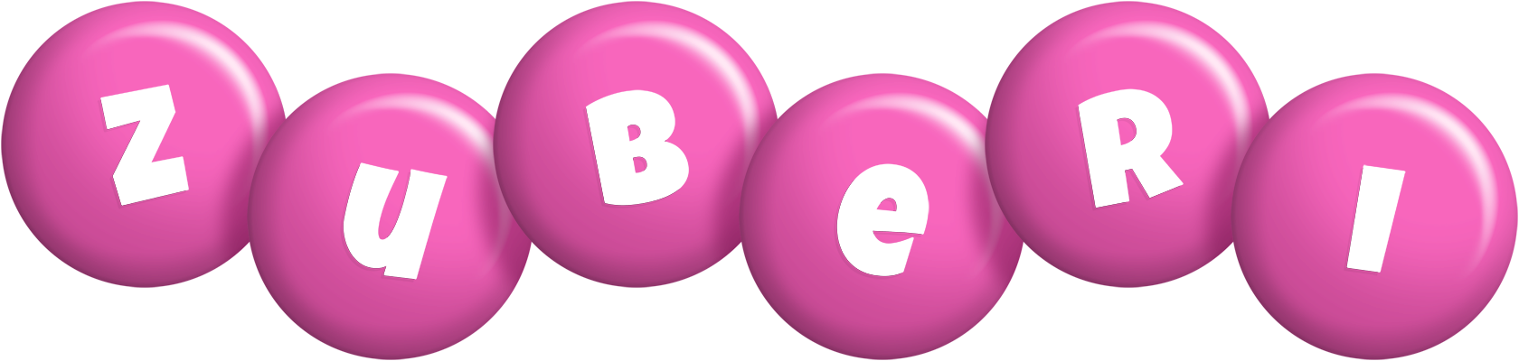 Zuberi candy-pink logo