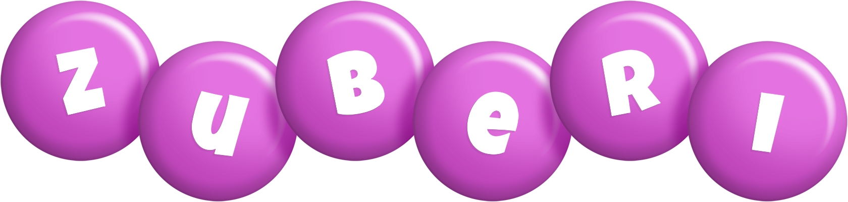 Zuberi candy-purple logo