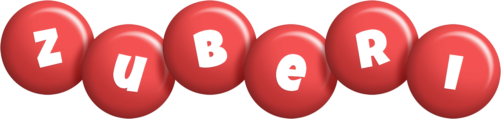 Zuberi candy-red logo