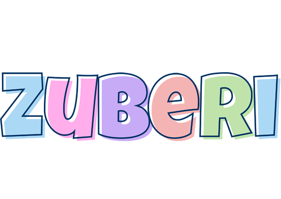 Zuberi pastel logo