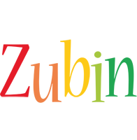 Zubin birthday logo