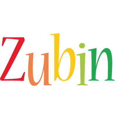 Zubin birthday logo