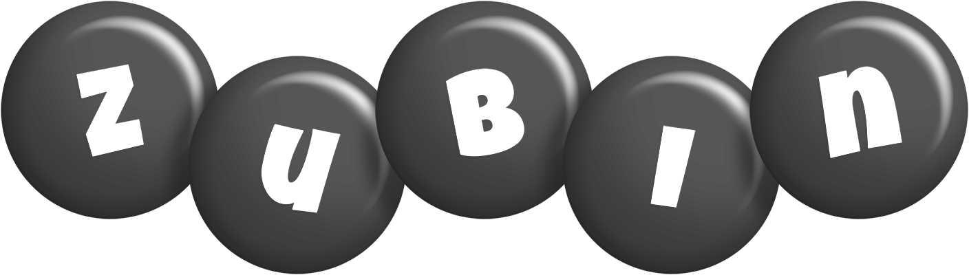 Zubin candy-black logo