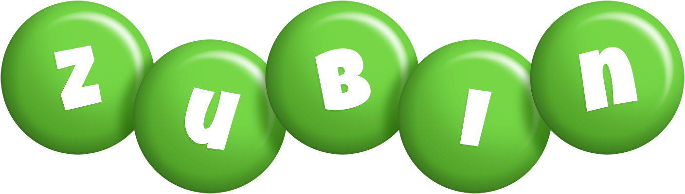 Zubin candy-green logo
