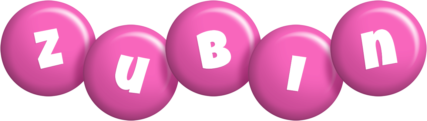 Zubin candy-pink logo