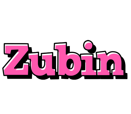 Zubin girlish logo