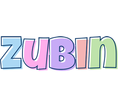 Zubin pastel logo