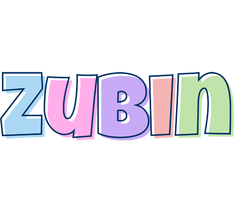 Zubin pastel logo