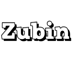 Zubin snowing logo