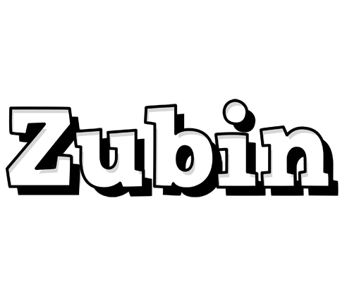 Zubin snowing logo