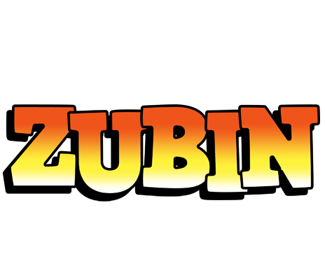 Zubin sunset logo
