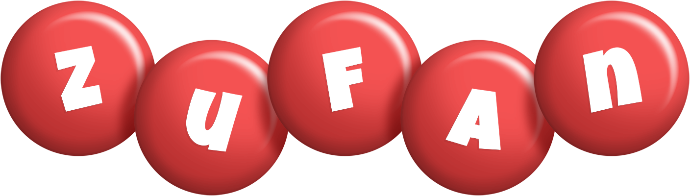 Zufan candy-red logo