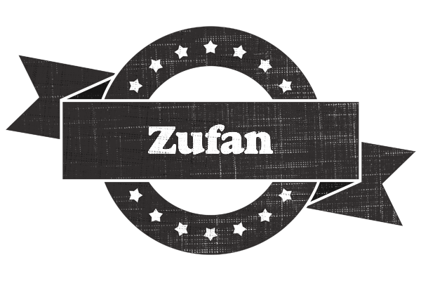 Zufan grunge logo